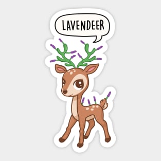 Lavendeer Sticker